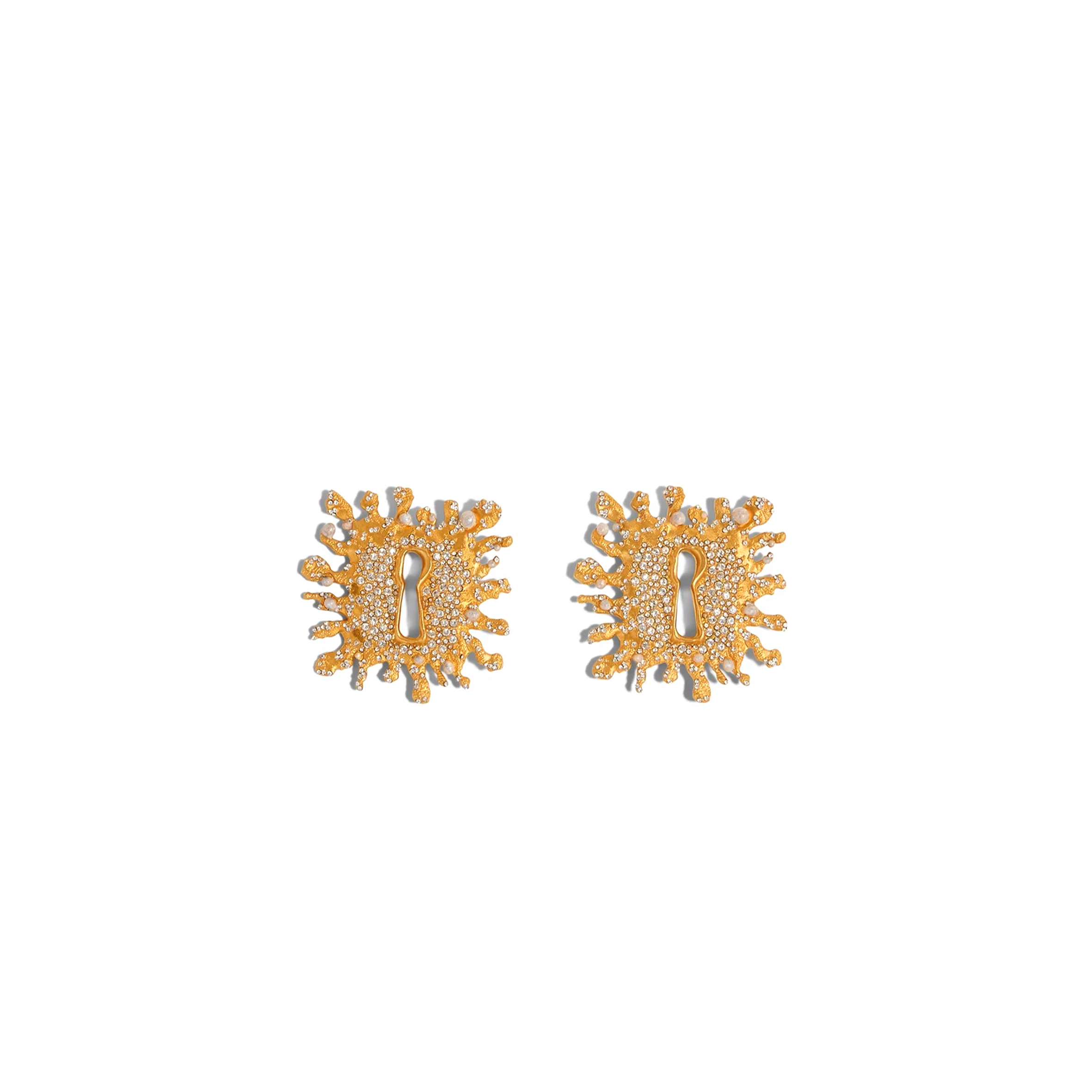 Sch1apare11i keyhole earrings jewel bi00510